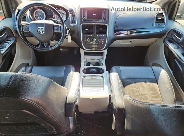 2C4RDGCG7KR783775 2019 DODGE GRAND Бордовый Вид панели приборов
