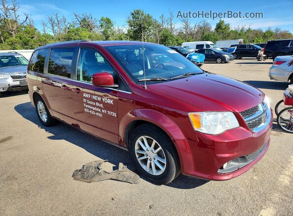 2C4RDGCG7KR783775 2019 DODGE GRAND Бордовый Передняя правая четверть