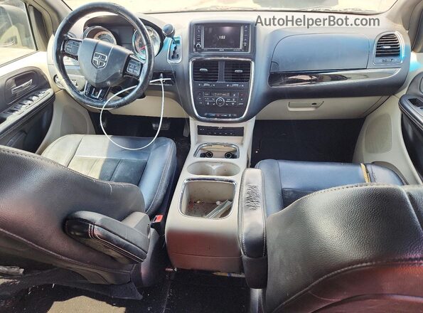 2C4RDGCG8GR163766 2016 DODGE GRAND Gray 360 interior view