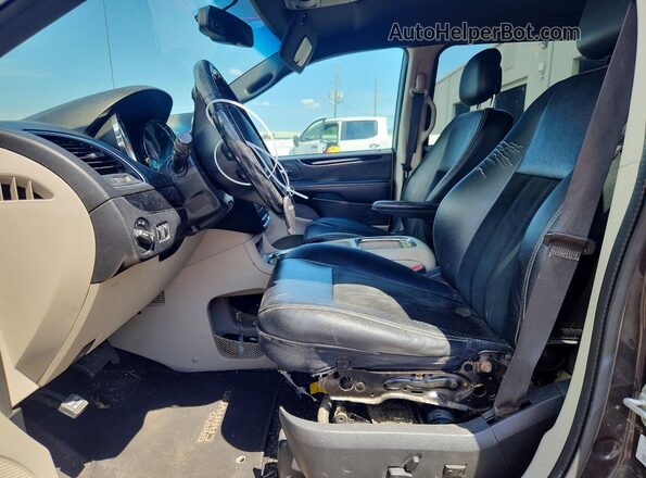 2C4RDGCG8GR163766 2016 DODGE GRAND Gray VIN sticker view