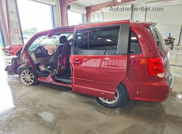 2C4RDGCG8GR313102 2016 DODGE GRAND Maroon Задня ліва чверть
