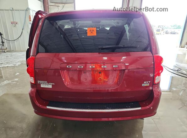 2C4RDGCG8GR313102 2016 DODGE GRAND Maroon Вид ззаду