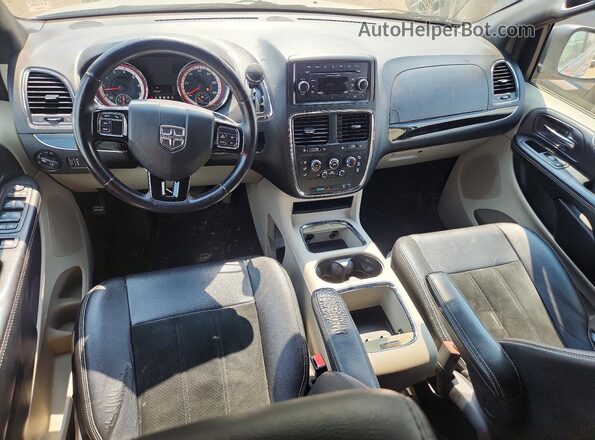 2C4RDGCG8HR600604 2017 DODGE GRAND Silver Dashboard view
