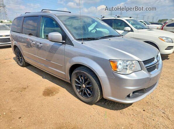 2C4RDGCG8HR600604 2017 DODGE GRAND Silver Front right