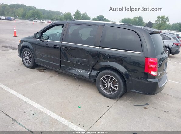 2C4RDGCG8HR605480 2017 DODGE GRAND CARAVAN Black Tył lewy