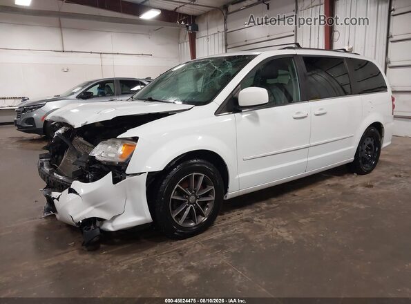 2C4RDGCG8HR843149 2017 DODGE GRAND CARAVAN Белый Передняя левая четверть