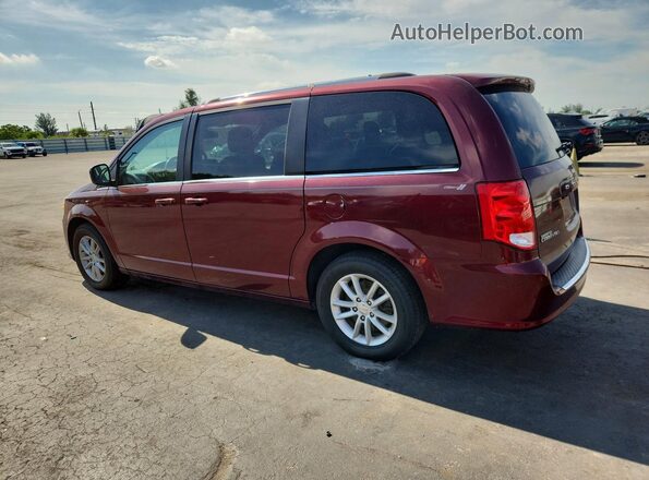 2C4RDGCG8JR178761 2018 DODGE GRAND Burgundy Tył lewy