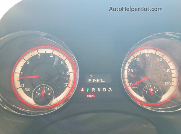 2C4RDGCG8JR300549 2018 DODGE GRAND Gray Vista del cuadro de instrumentos