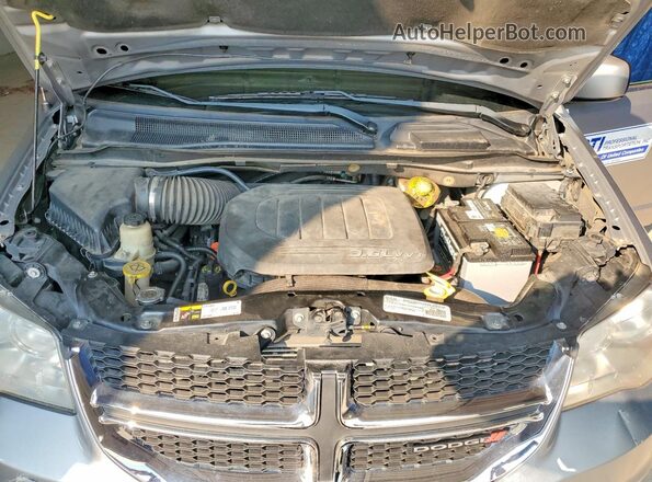2C4RDGCG8JR300549 2018 DODGE GRAND Gray Vista del compartimento del motor