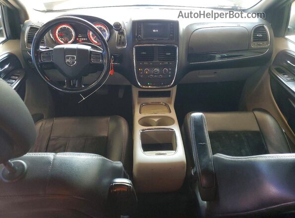 2C4RDGCG8JR300549 2018 DODGE GRAND Gray Vista del salpicadero
