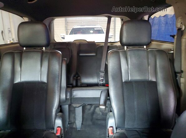 2C4RDGCG8JR300549 2018 DODGE GRAND Gray Vista de los asientos traseros