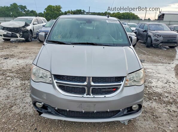 2C4RDGCG8JR300549 2018 DODGE GRAND Gray Vista frontal