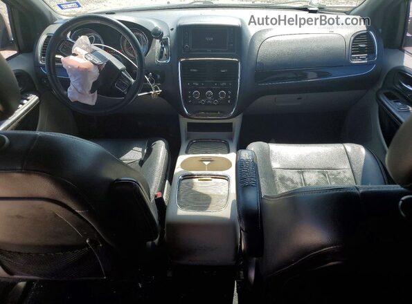 2C4RDGCG8JR307064 2018 DODGE GRAND Black Առջևի վահանակի տեսք