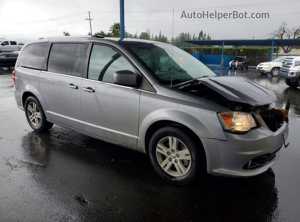 2C4RDGCG8KR774244 2019 DODGE GRAND Серебряный Передняя правая четверть