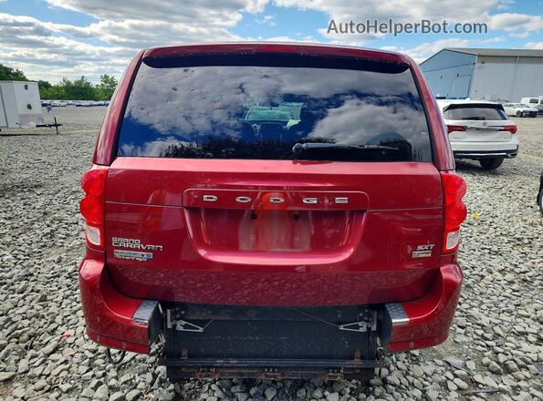 2C4RDGCG9GR310614 2016 DODGE GRAND Maroon Vista trasera