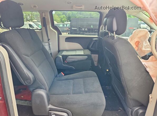 2C4RDGCG9GR310614 2016 DODGE GRAND Maroon Vista interior trasera