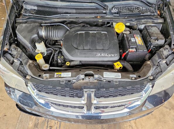 2C4RDGCG9GR313495 2016 DODGE GRAND Black Շարժիչի բաժամունքի տեսք