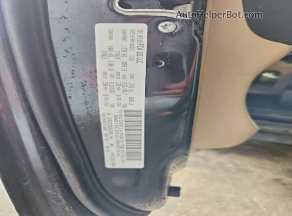 2C4RDGCG9GR313495 2016 DODGE GRAND Black VIN կոդի պիտակի տեսք