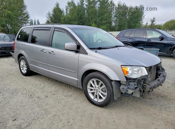 2C4RDGCG9GR333679 2016 DODGE GRAND Silver Front right