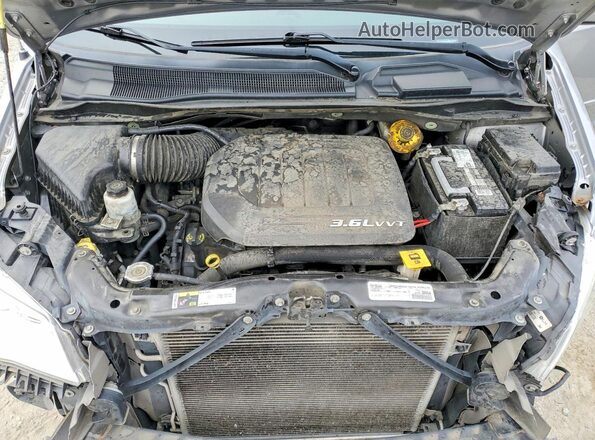 2C4RDGCG9GR333679 2016 DODGE GRAND Silver Engine compartment view
