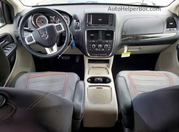2C4RDGCG9GR333679 2016 DODGE GRAND Silver Dashboard view