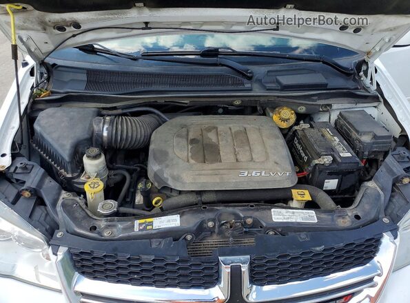 2C4RDGCG9GR344147 2016 DODGE GRAND White ძრავის განყოფილების ხედი