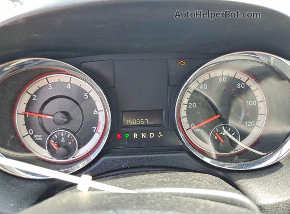 2C4RDGCG9GR344147 2016 DODGE GRAND White ხელსაწყოთა პანელის ხედი