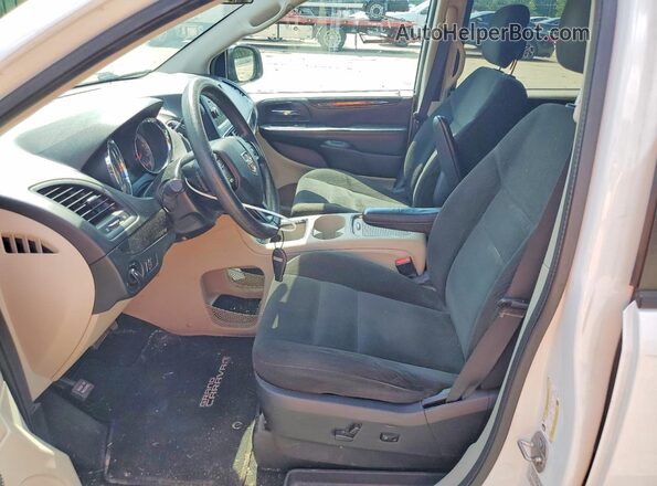 2C4RDGCG9GR344147 2016 DODGE GRAND White წინა სალონის ხედი
