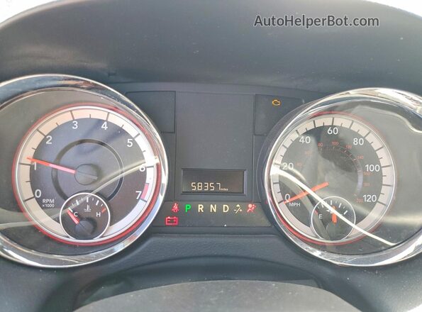 2C4RDGCG9HR672329 2017 DODGE GRAND White Սարքավորումների վահանակի տեսք