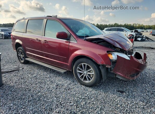 2C4RDGCG9HR678423 2017 DODGE GRAND Red Przód prawy