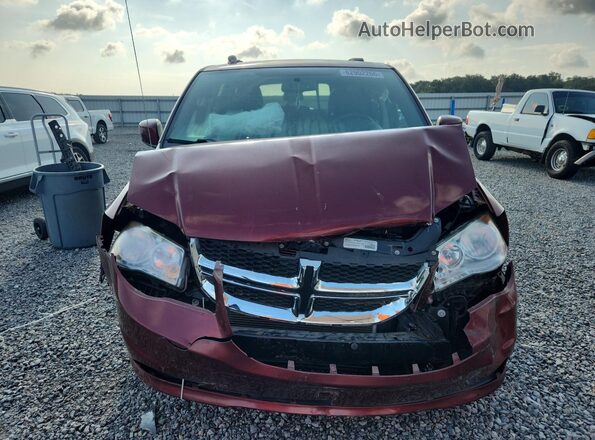 2C4RDGCG9HR678423 2017 DODGE GRAND Red Widok z przodu