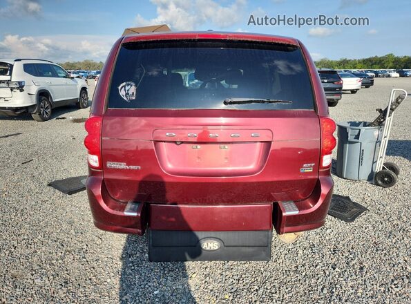2C4RDGCG9HR678423 2017 DODGE GRAND Red Widok z tyłu