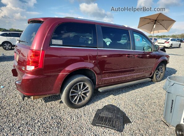 2C4RDGCG9HR678423 2017 DODGE GRAND Red Tył prawy