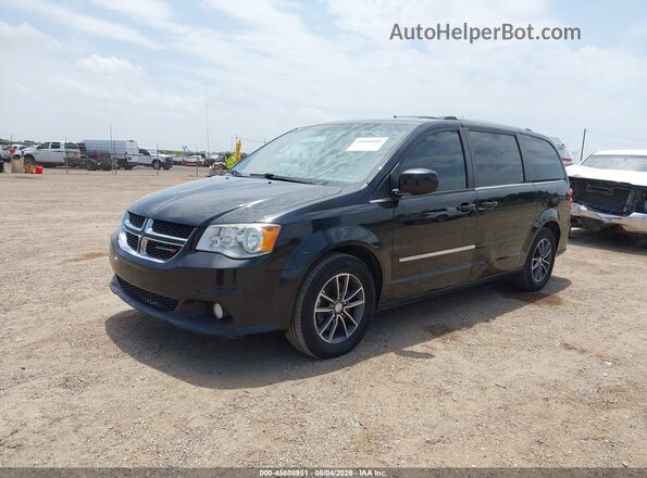 2C4RDGCG9HR692418 2017 DODGE GRAND CARAVAN Black Передня ліва чверть