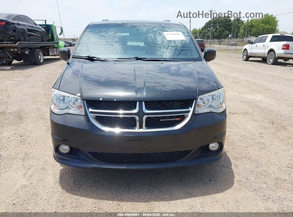 2C4RDGCG9HR692418 2017 DODGE GRAND CARAVAN Black Вид щитка приладів