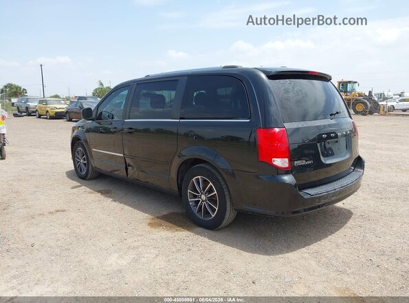 2C4RDGCG9HR692418 2017 DODGE GRAND CARAVAN Black Задня ліва чверть