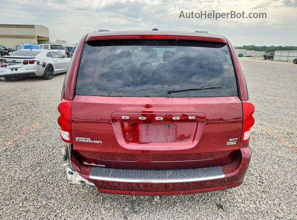 2C4RDGCG9HR730987 2017 DODGE GRAND Red Widok z tyłu