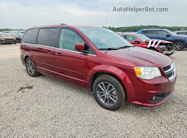 2C4RDGCG9HR730987 2017 DODGE GRAND Red Przód prawy