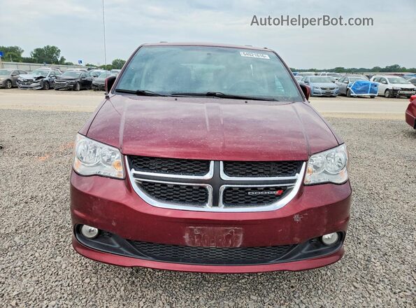 2C4RDGCG9HR730987 2017 DODGE GRAND Red Widok z przodu