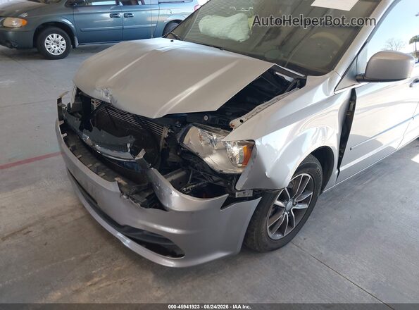 2C4RDGCG9HR845301 2017 DODGE GRAND CARAVAN Silver წინა ხედი