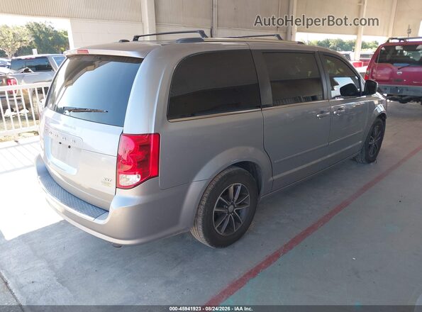 2C4RDGCG9HR845301 2017 DODGE GRAND CARAVAN Silver უკანა მარჯვენა