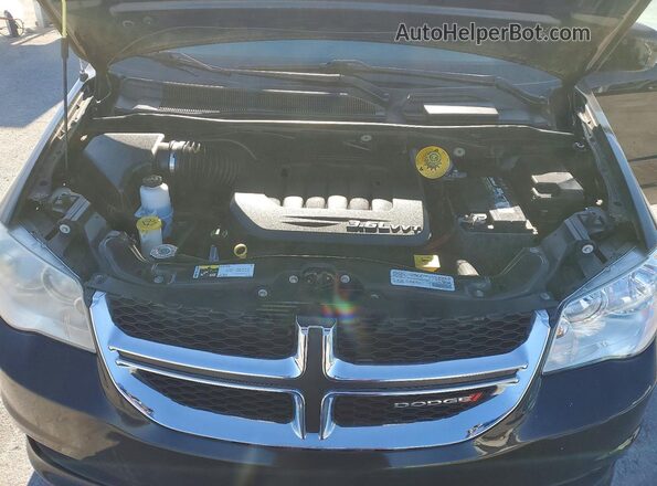 2C4RDGCG9HR862714 2017 DODGE GRAND Black ძრავის განყოფილების ხედი