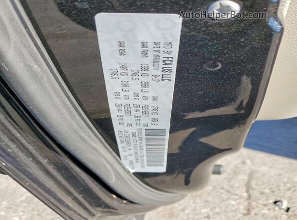 2C4RDGCG9HR862714 2017 DODGE GRAND Black VIN კოდის სტიკერის ხედი