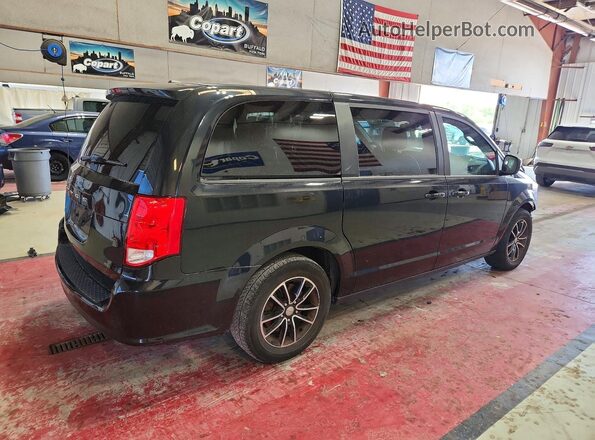 2C4RDGCG9JR163041 2018 DODGE GRAND Black Задня права чверть