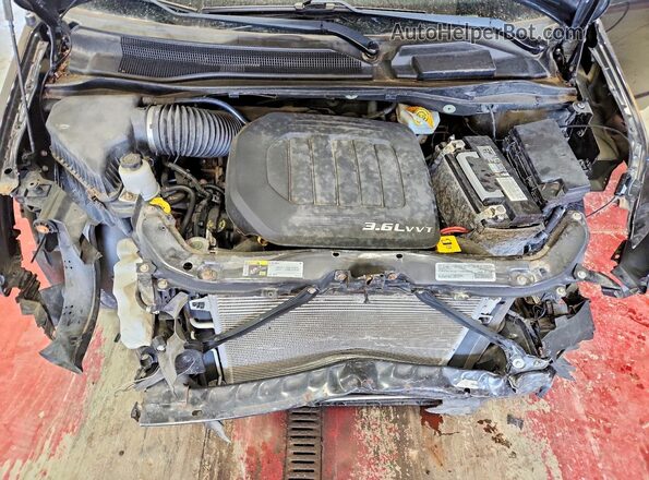 2C4RDGCG9JR163041 2018 DODGE GRAND Black Вид підкапотного простору