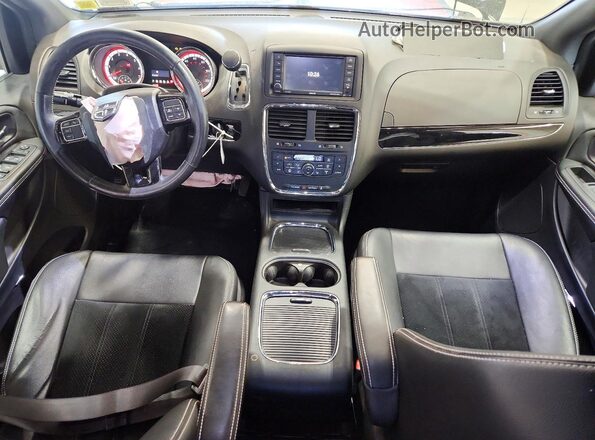2C4RDGCG9JR163041 2018 DODGE GRAND Black Вид панелі приладів
