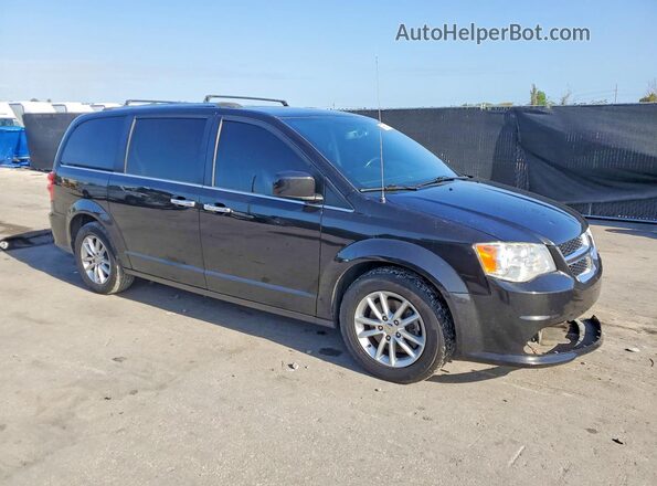 2C4RDGCG9JR251474 2018 DODGE GRAND Черный Передняя правая четверть