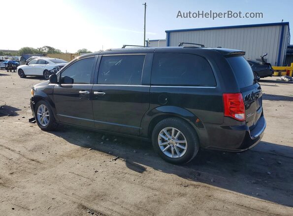 2C4RDGCG9JR251474 2018 DODGE GRAND Черный Задняя левая четверть