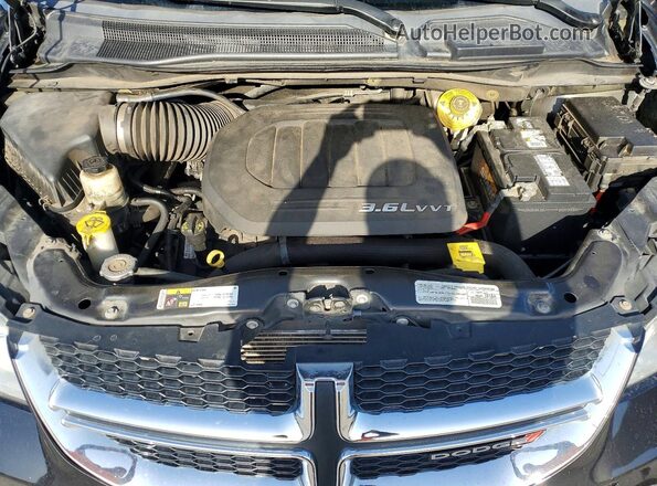 2C4RDGCG9JR251474 2018 DODGE GRAND Черный Вид подкапотного пространства