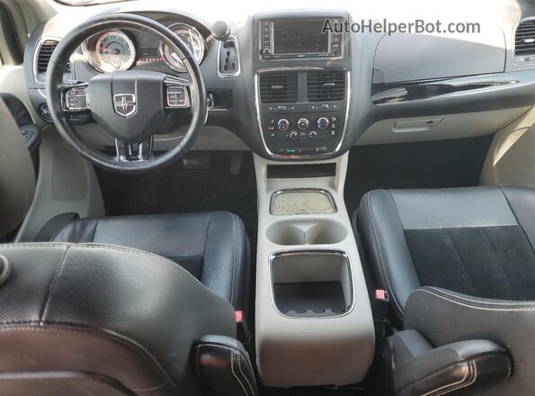 2C4RDGCG9JR266119 2018 DODGE GRAND Burgundy წინა პანელის ხედი